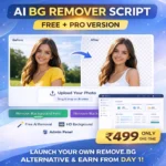 AI Background Remover SaaS Script (Free + Pro API) | Remove.bg Clone | AdSense Ready | PHP Full System